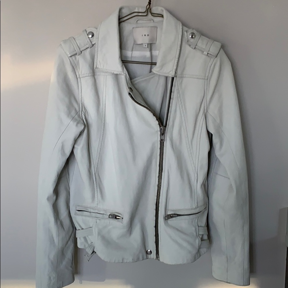 IRO lamb skin leather jacket